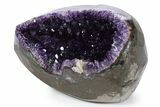 Sparkly Deep-Purple Amethyst Geode - Uruguay #345971-2